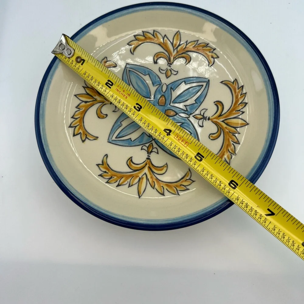 Pottery Barn Isabella Dessert Bread & Butter Plates Set of 3 Dishes